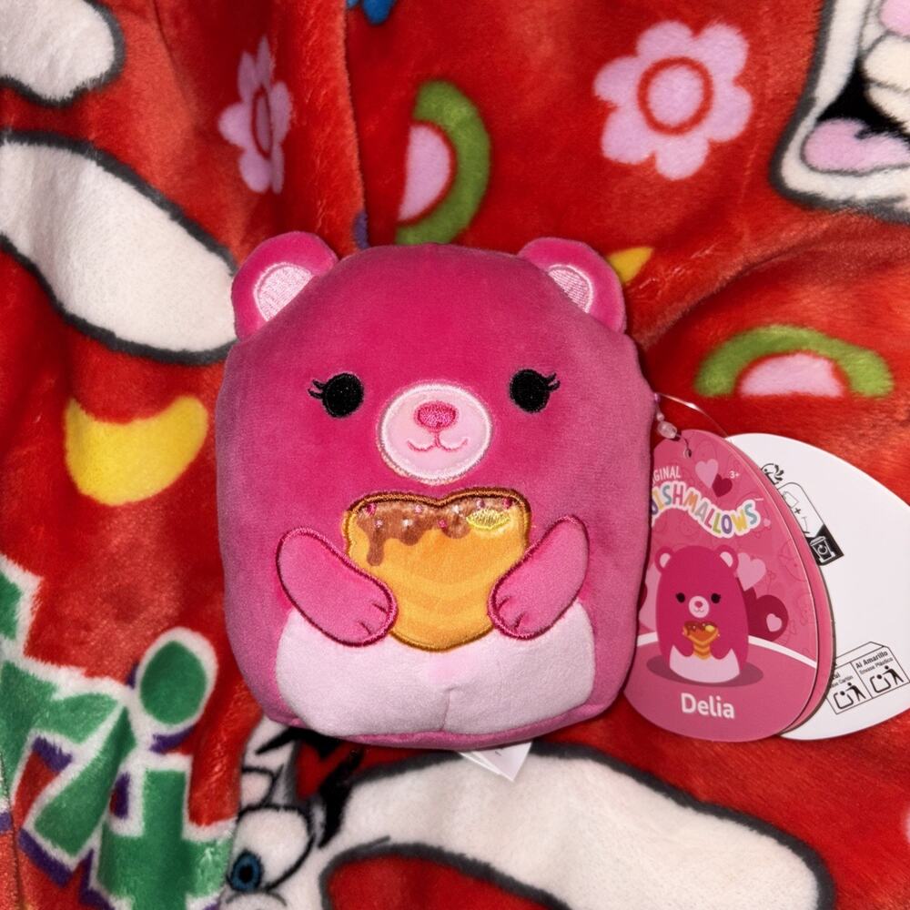 5” Delia The Bear Squishmallows - Valentine’s day 2026 - Picture 2 of 5